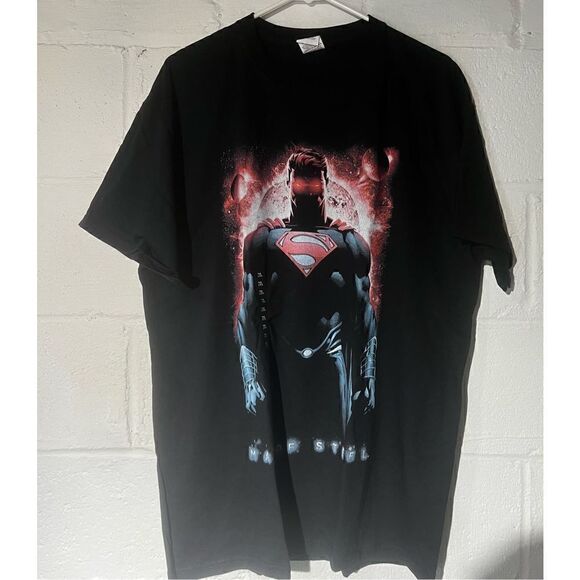 Jerzees Other - Man Of Steal Superman classic tee